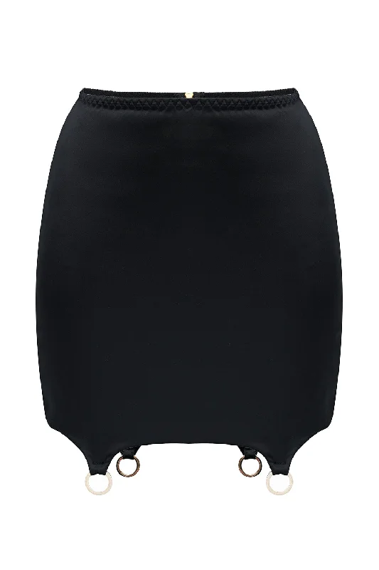 Cymothoe Black skirt chiffon skirt floaty