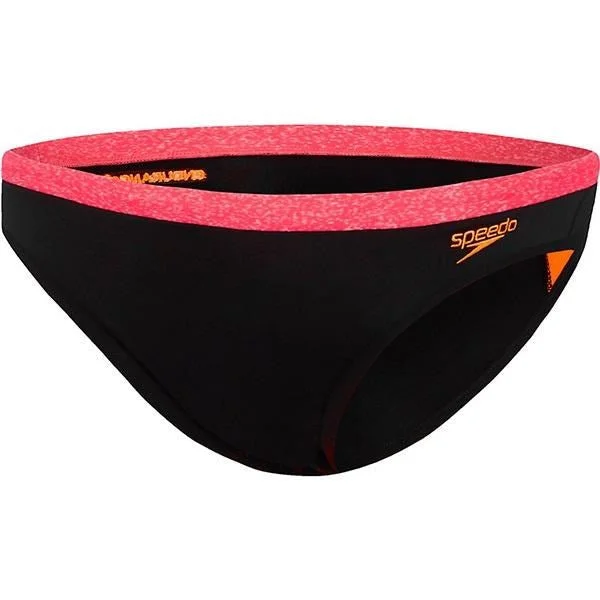 DYNAMIC HIPSTER PANT BLACK/PINK MARL SPEEDO Soft Wool Pants