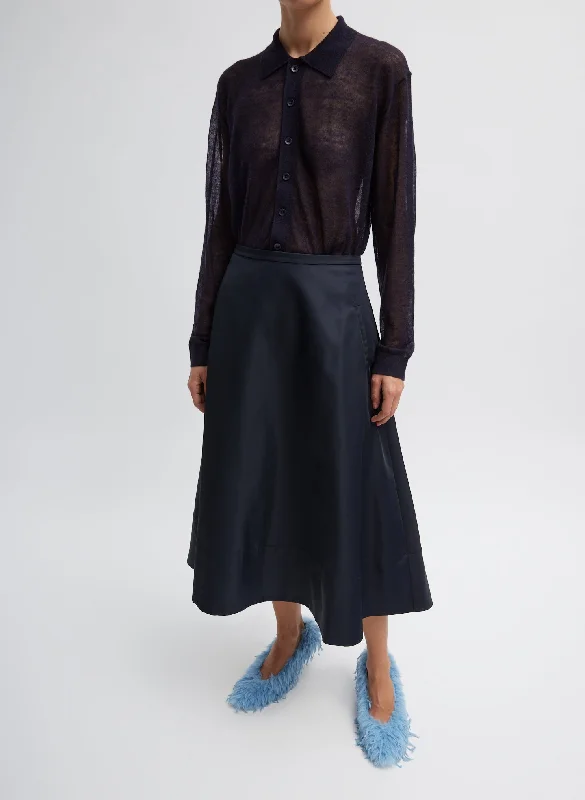 Eco Nylon Circle Skirt elastic waist skirt