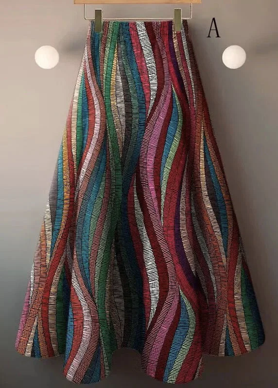 Fashion And Versatile High Waisted Ice Silk Skirt For Summer cashmere skirt soft