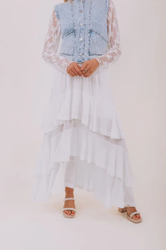 FREE PEOPLE - Clementine Maxi Skirt mini skirt trendy