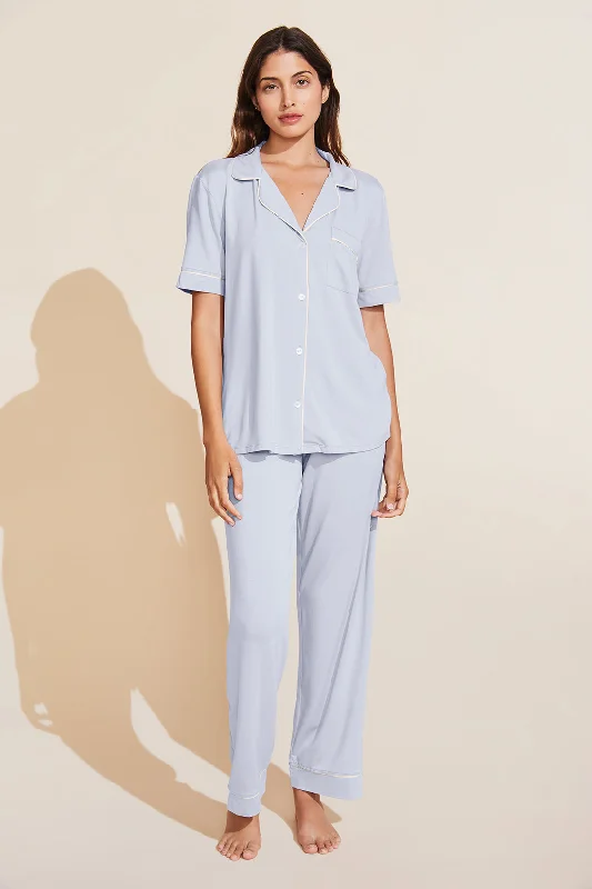 Gisele TENCEL™ Modal Short Sleeve & Pant PJ Set Stylish Casual Pants