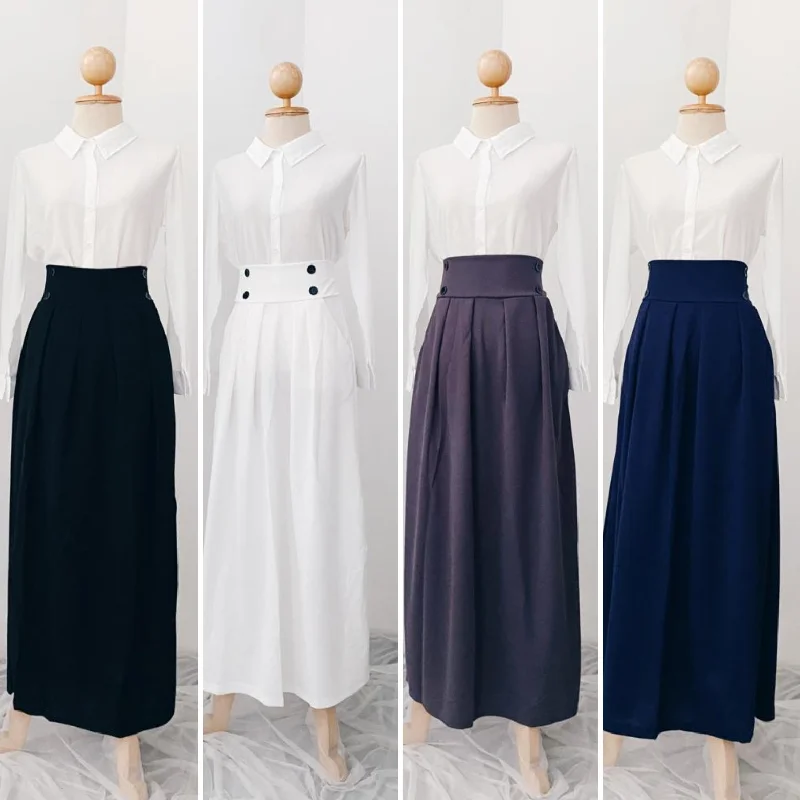 High Waist Skirt corduroy skirt textured