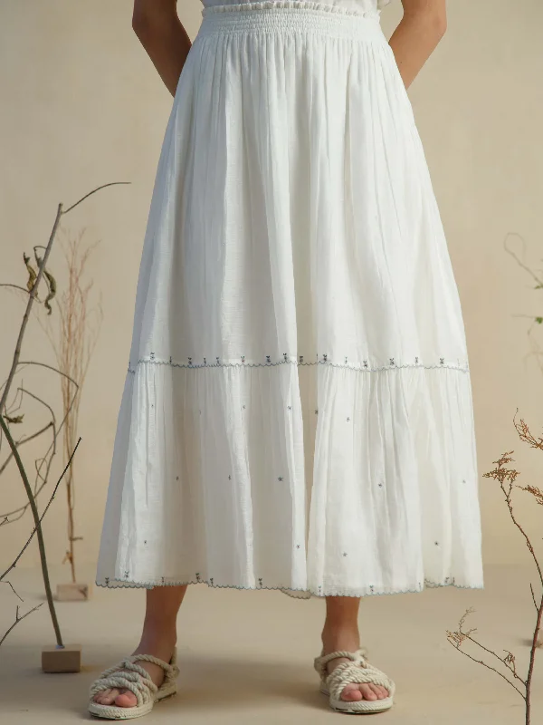 Hydrangea Skirt corduroy skirt cozy