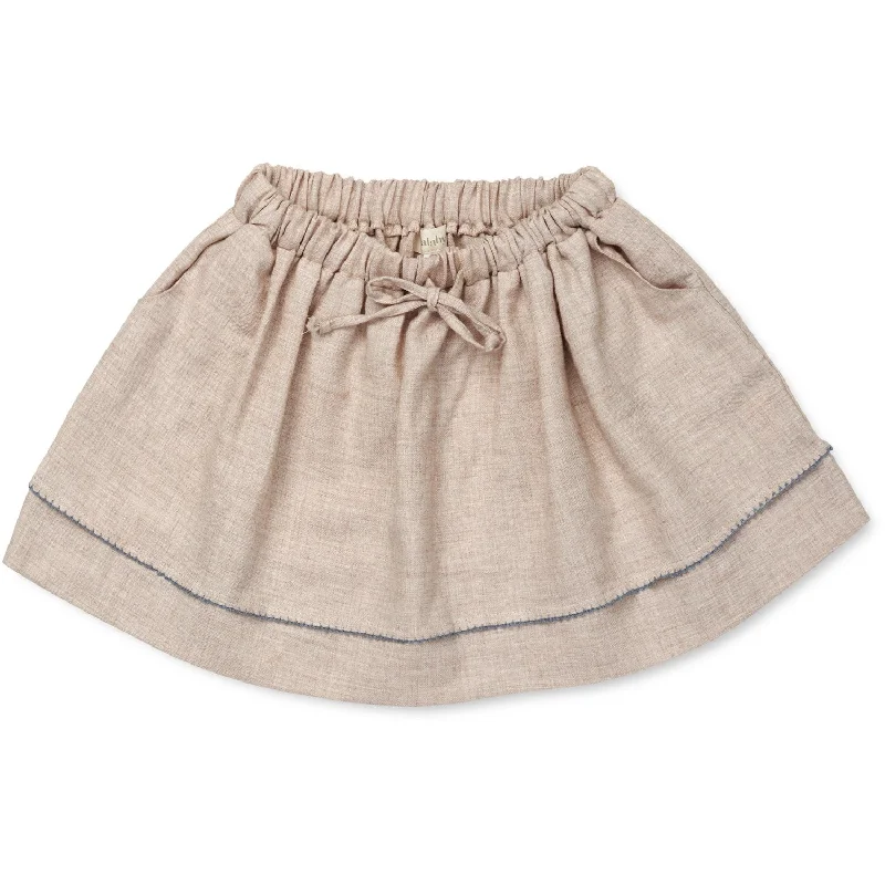 Lalaby Birch Blue Dora Skirt cashmere skirt fine