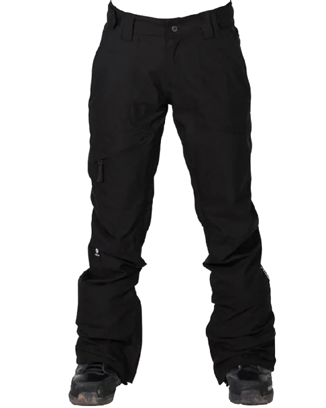 Nikita Womens White Pine Pant - Black Modern Stretch Trousers