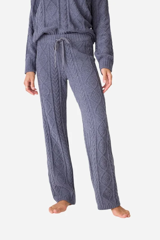 PJ Salvage Pant Cable Crew Charcoal Fashionable Track Pants
