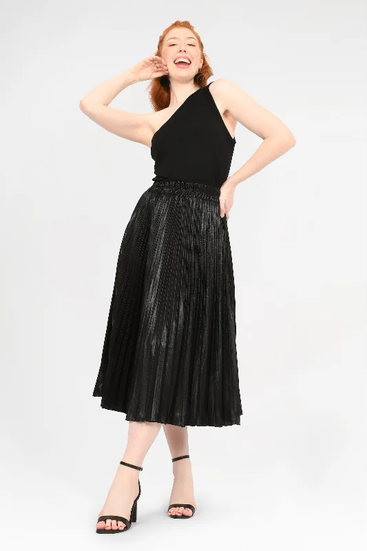 Jiselle Midi Skirt linen skirt relaxed