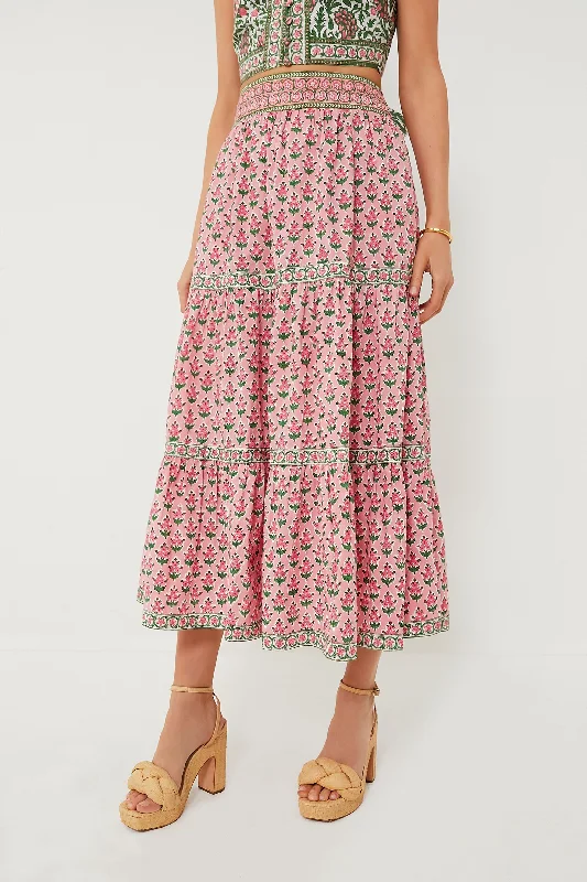 Rose Hyacinth Lucia Skirt chiffon skirt airy