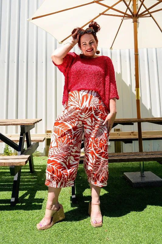 Sienna 3/4 Pants Casual Plaid Pants
