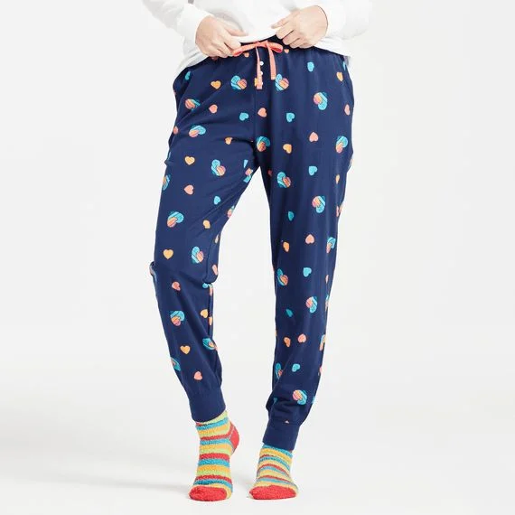 Snuggle Up Jogger Sleep Pant Trendy High-Waist Trousers