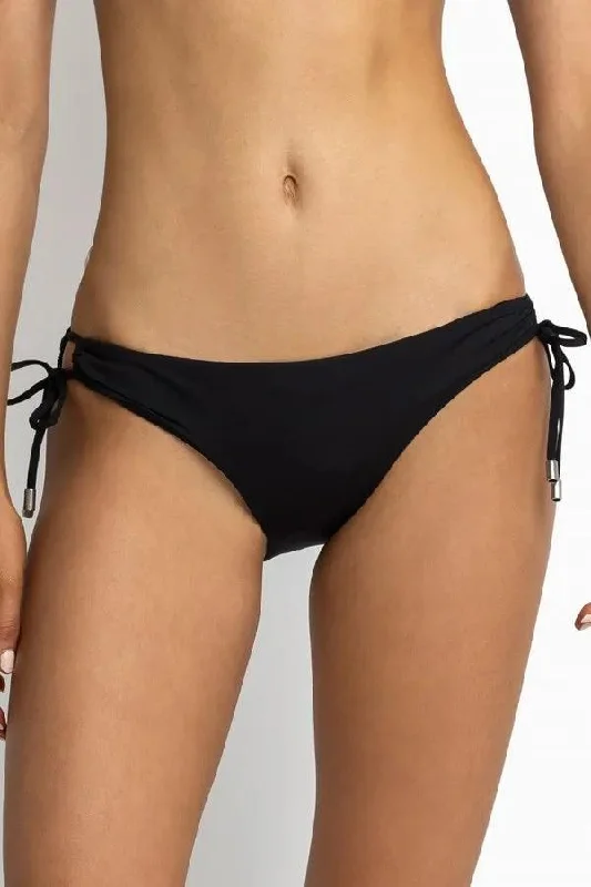 Sunseeker Basix Tie Side Pant Black - Ink Modern Skinny Pants