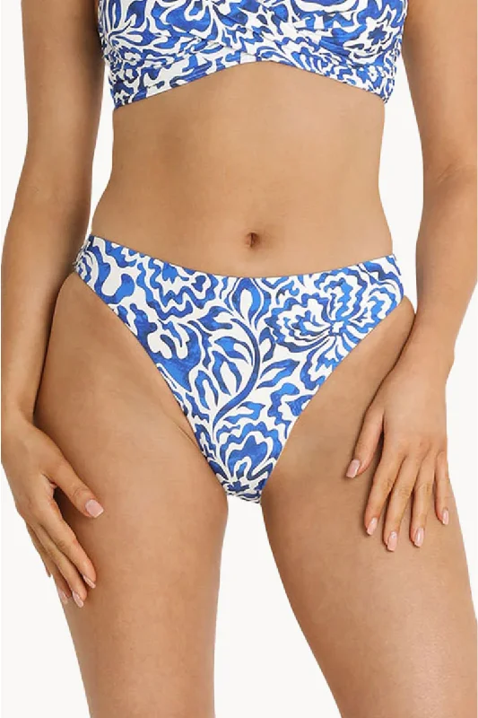 Sunseeker Corfu Classic Pant Blue Elegant High-Waist Pants