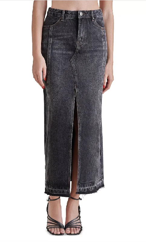 TEAGAN DENIM SKIRT cashmere skirt soft