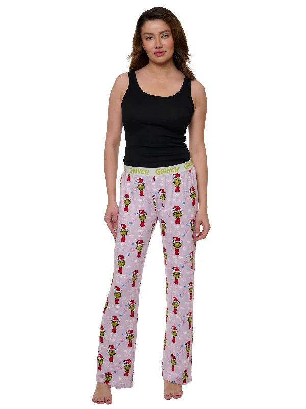 Womens The Grinch Pajama Pants Sleepwear Lounge Pants Naughty or Nice Cozy Maternity Pants Womens The Grinch Pajama Pants Sleepwear Lounge Pants Naughty or Nice Cozy Maternity Pants