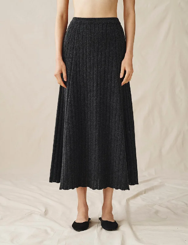 The Knit Skirt denim skirt stylish