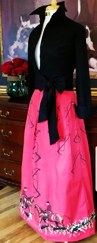 "THE PACK" SKIRT IN SCARLET chiffon skirt airy