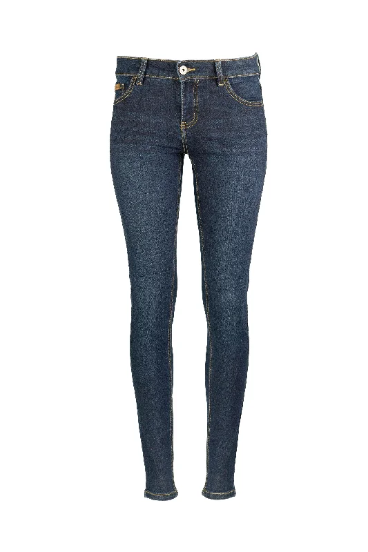 Ladies Slim Stretch Denim Pant Classic Bootcut Trousers