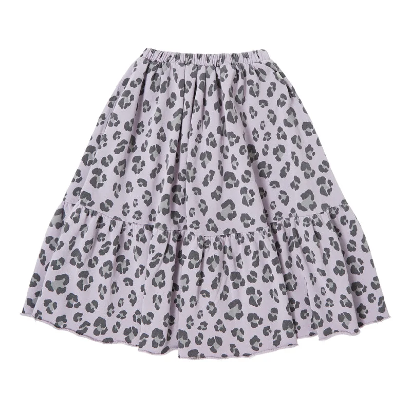 TOCOTO VINTAGE PURPLE ANIMAL PRINTED FLARE SKIRT boho skirt vibe