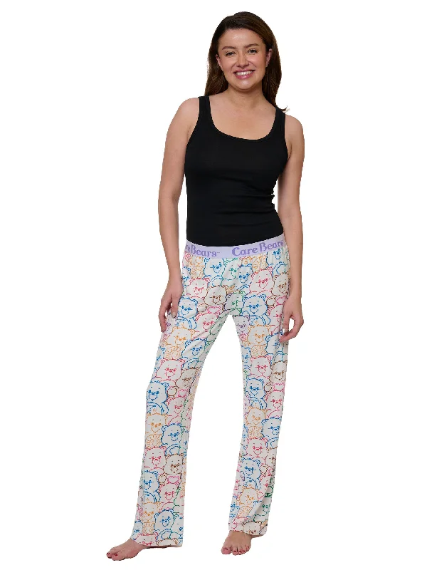 Womens Care Bears Sleep Pants Loungewear Pajama Pants Ultra Soft Elastic Waist Soft Wool Pants