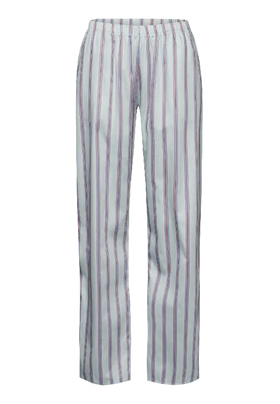 Sleep And Lounge Cotton Pajama Pants | Balanced Stripe 74848-2164 Elegant Wool Trousers