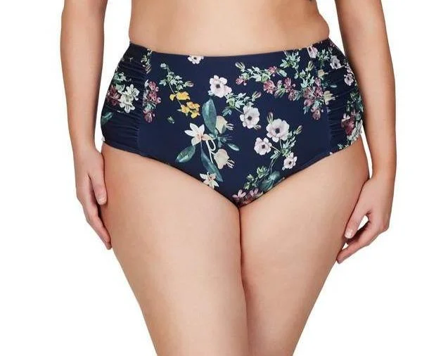 Artesands Neo Kimono Navy High Waisted Pant Comfortable Jogger Trousers