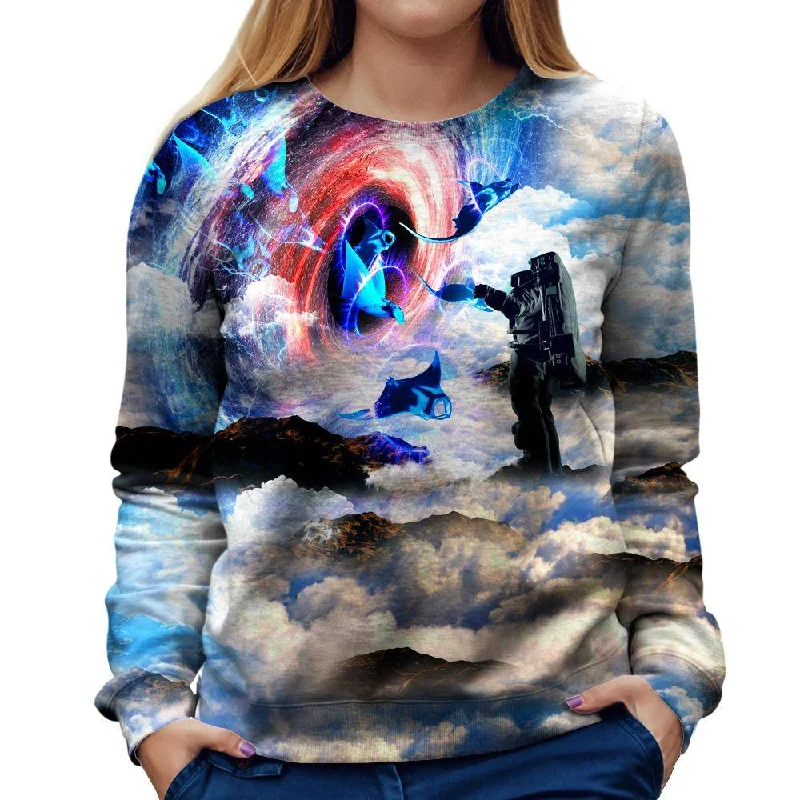 Astronauts Dreams Womens Sweatshirt Graphic Hoodie Design Print