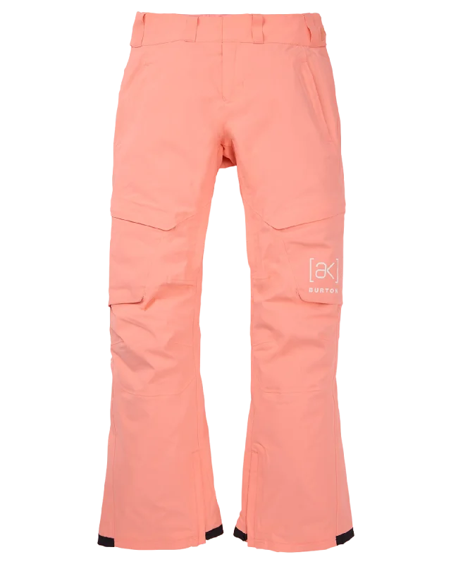 Burton Women's [ak]® Summit Gore-Tex 2L Snow Pants - Reef Pink Comfy Cargo Trousers