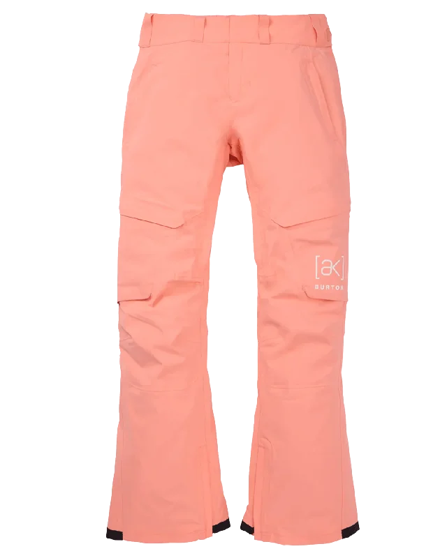 Burton Women's [ak]® Summit Gore‑Tex Insulated 2L Snow Pants - Reef Pink Trendy Wide-Leg Pants