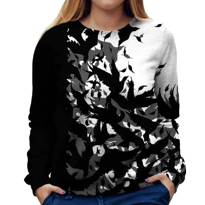 Dark Flight Womens Sweatshirt Graphic Hoodie Design Print