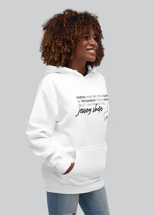 From The Jersey Shore Women's Hoodie Hoodie with Drawcord Adjustable Secure