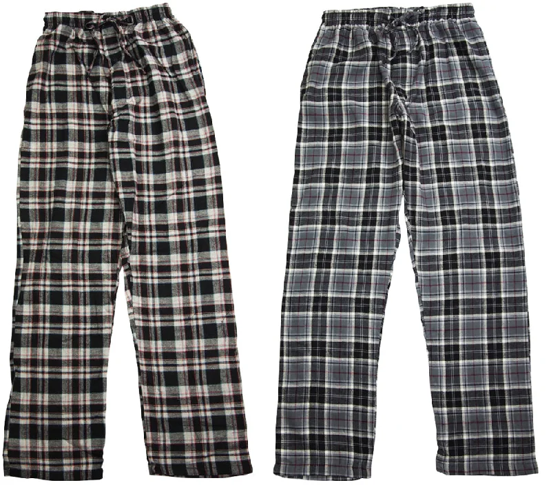 Hanes Men's Lightweight Yarn Dyed Flannel Sleep Pajama Lounge Pants for Men Classic Chino Pants