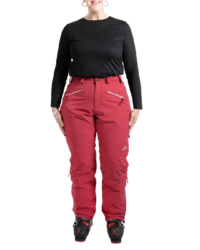 Nobody's Princess Zali Women's Snow Pant Regular - Raspberry Lightweight Jogger Pants