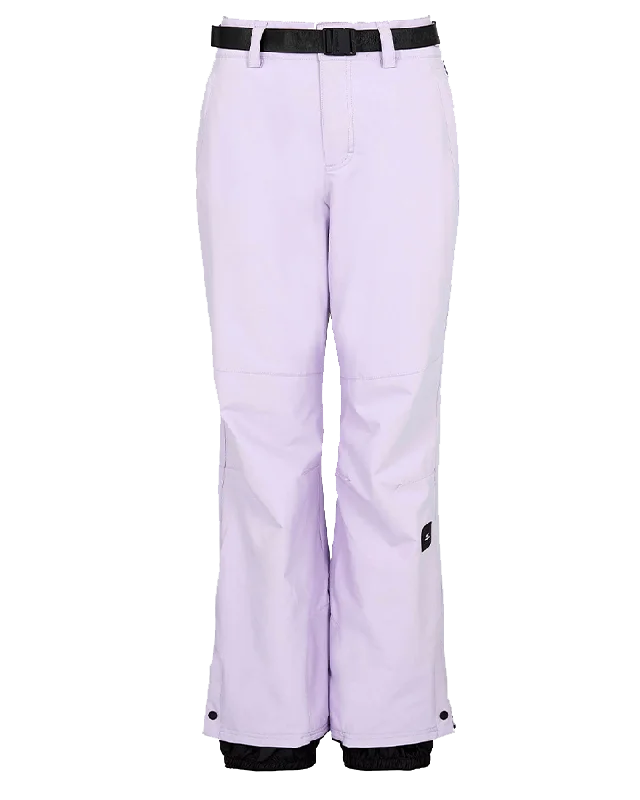 O'Neill Women's Star Pants - Purple Rose Chic Slim Fit Pants