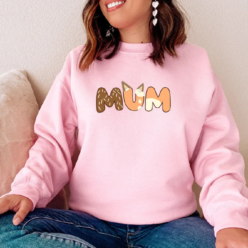 Puppy Dog - Mum Sweatshirt Hoodie Sweatshirt Pullover