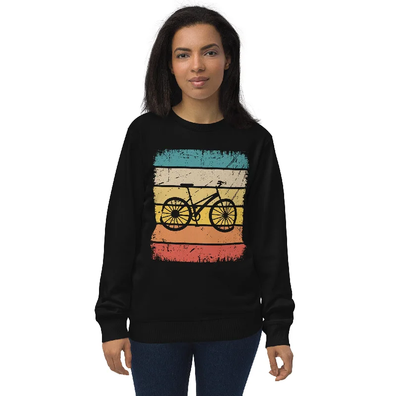 Vintage Square and Cycling - Unisex Premium Organic Sweatshirt Hoodie with Relaxed Fit Easy Casual